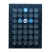 Poker Chip Display Board - 16" x 12" holds 35 chips Poker Chip Display Board - 16" x 12" holds 35 chips