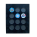 Poker Chip Display Board - 10"x 8" holds 12 chips Poker Chip Display Board - 10"x 8" holds 12 chips