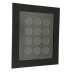 Framed Poker Chip Display Board - 10" x 8" holds 12 chips Framed Poker Chip Display Board - 10" x 8" holds 12 chips